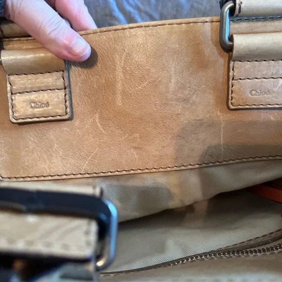 Authentic Vintage Chloé Canvas & Leather Logo Tote Bag – Phoebe Philo Era (2007) - Picture 8 of 13